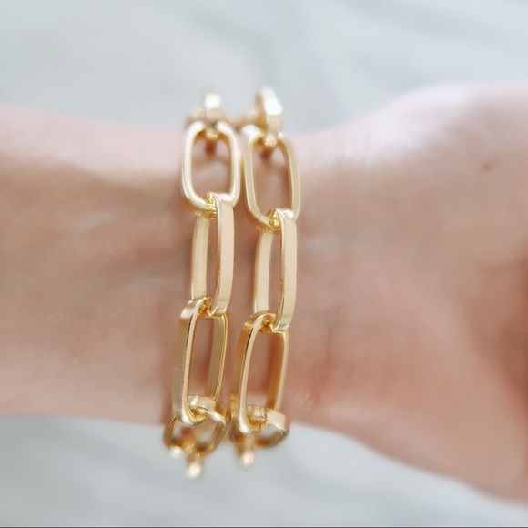 Rayne Gold Aluminum Chain Necklace - Picture 6 of 7